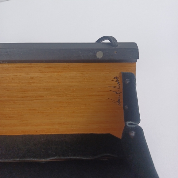 Hammill Diebolt Handcrafted wood Petrea Maple Burl Cluster Clutch - Picture 9 of 13